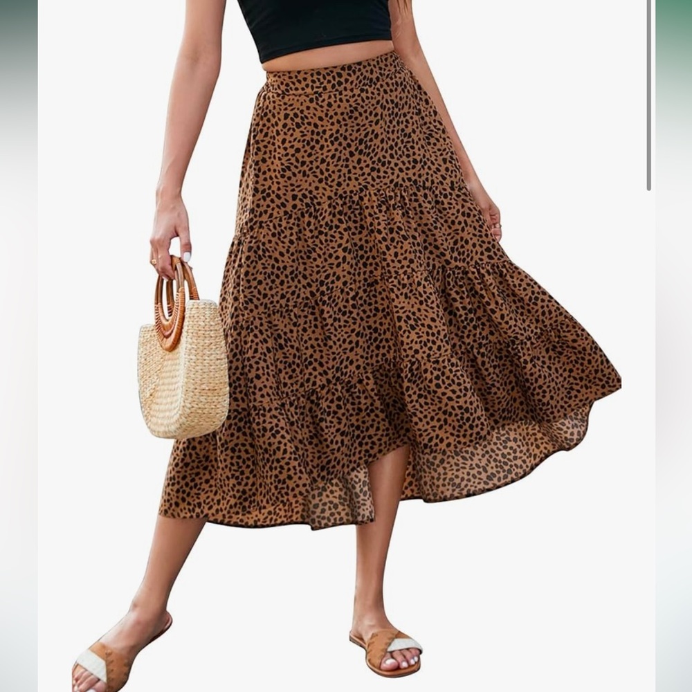 Women’s boho midi skirt